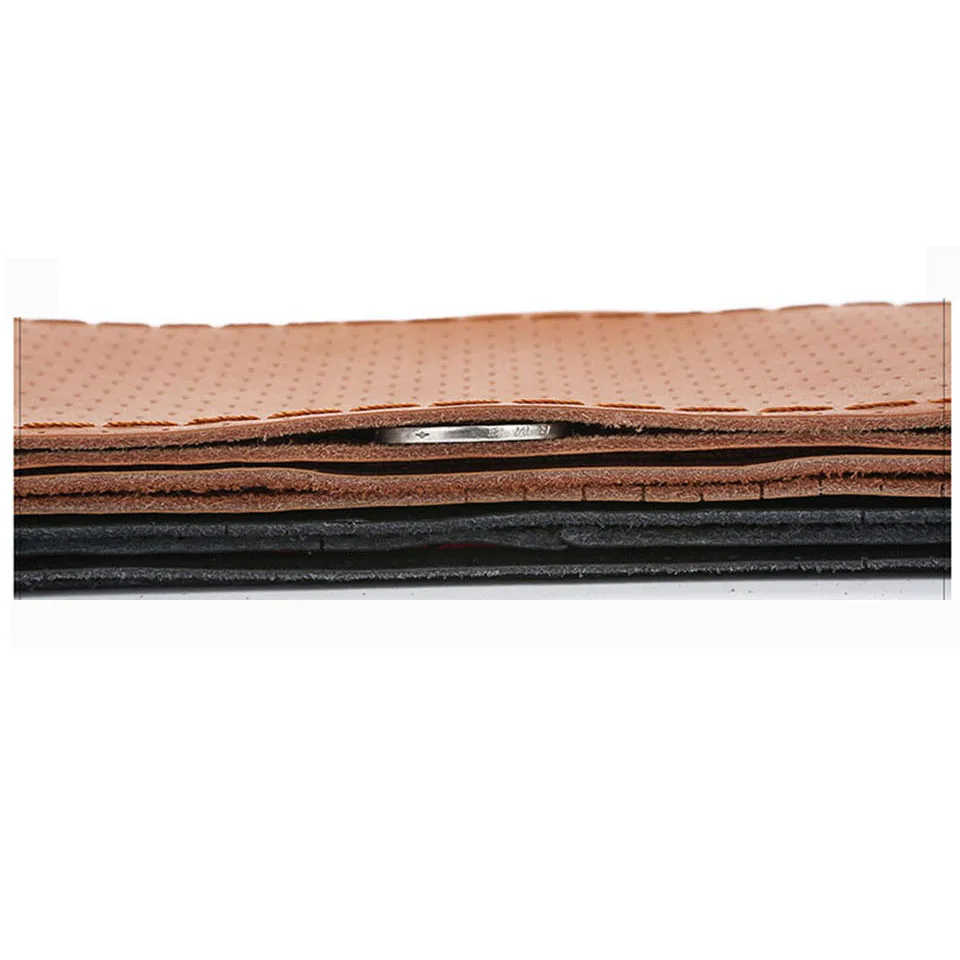 AUTOYOUTH Кожаная оплетка Прошитые вручную Руль крышка четыре сезона общего