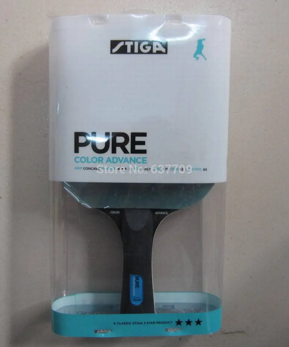 Оригинальные ракетки Stiga PURE для настольного тенниса прыщи с лезвием из резины