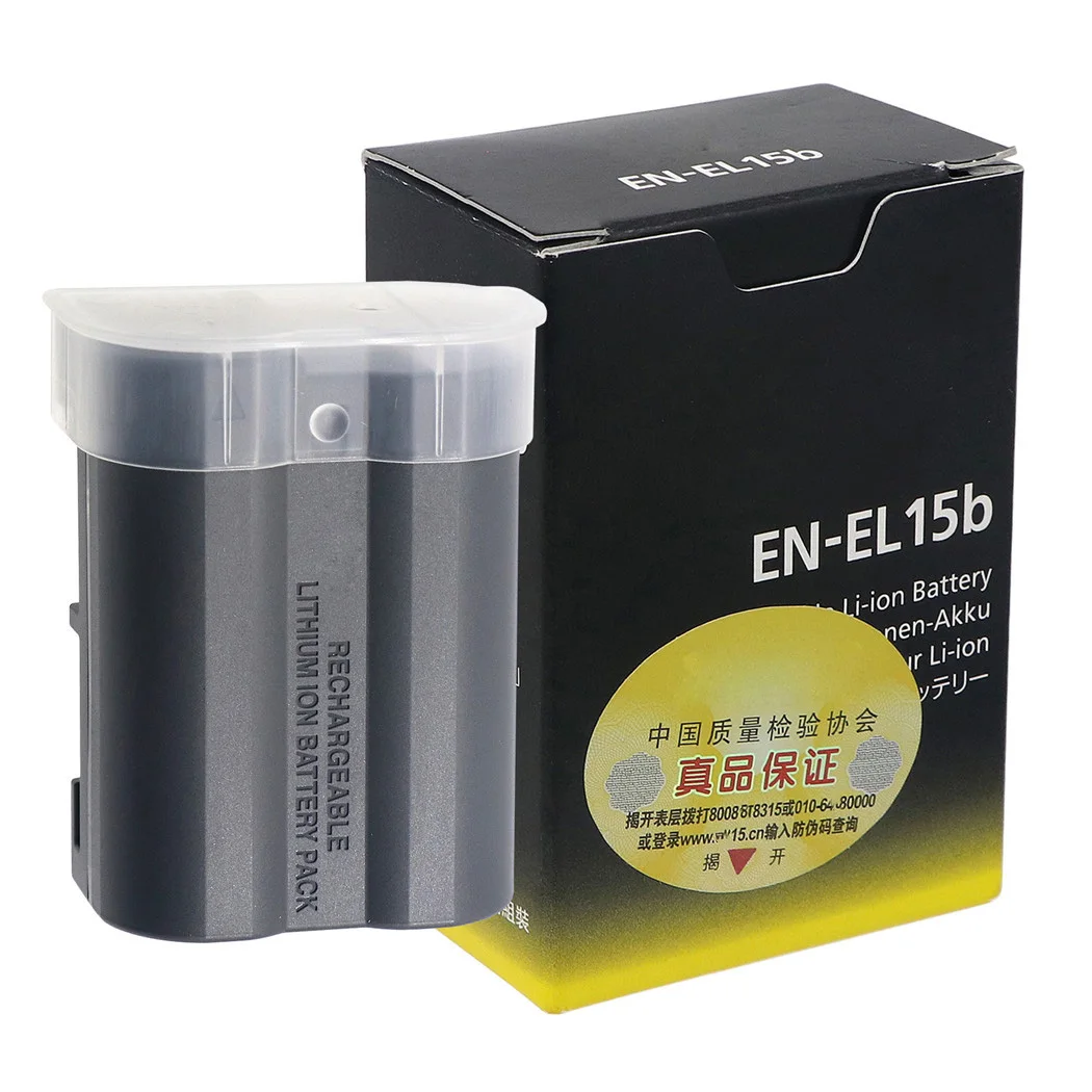 

Original 1900mAh EN-EL15b ENEL15b Camera Battery For Nikon Z6 Z7 Mirrorless D850 D810 D750 D610 D7500 D7200 MH-25a