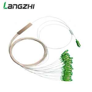 10 шт. SC APC Одномодовый Волоконно-Оптический FTTH 0,9 мм Мини PLC сплиттер 1x16 SC APC Одномодовый волоконно-оптический PLC сплиттер