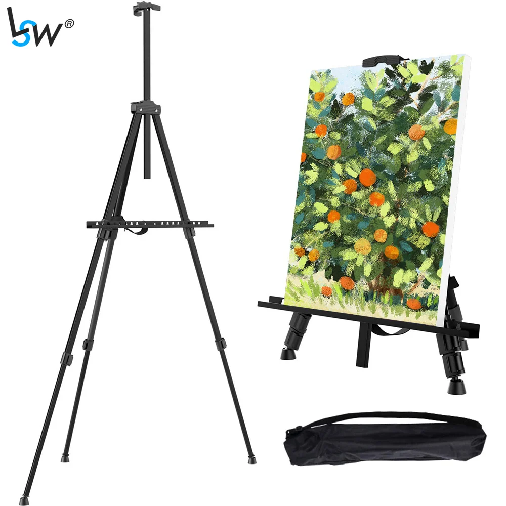 Мольберт Стенд штатив 160 см Регулируемая металлическая складная дорожная