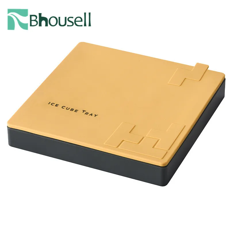 

Food Grade Silicone Creative DIY Ice Compartment Mold with Lid Party Whiskey Cocktail Cold Drink Kitchen Bar Accessories