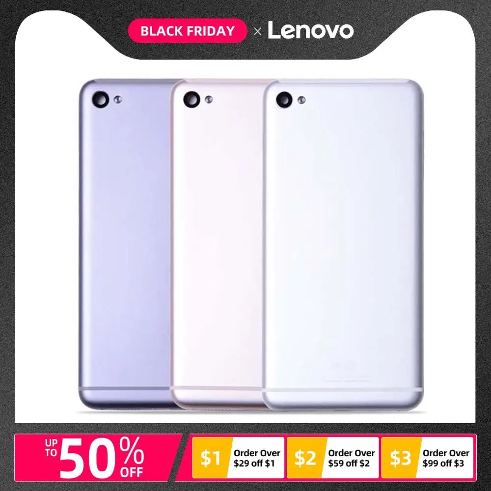 Задняя крышка для lenovo S90 S90T S90U S90E на батарею золотой