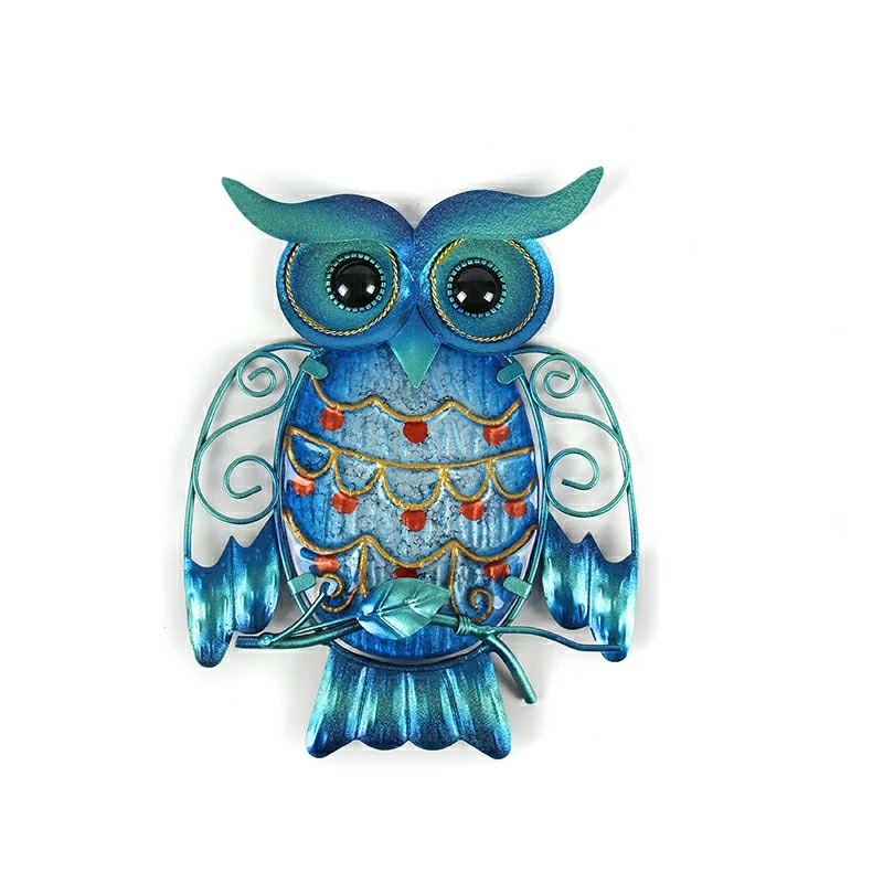 

luxury AnimalMetal Owl Home Decor for Garden Statues Accessories Sculptures and Miniatures Animales Jardin