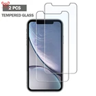 MUSTTRUE 2 шт Защитное стекло для iphone 6 6s plus протектор для iphone 4 5s закаленное стекло для iphone 7 8 plus X XS MAX XR