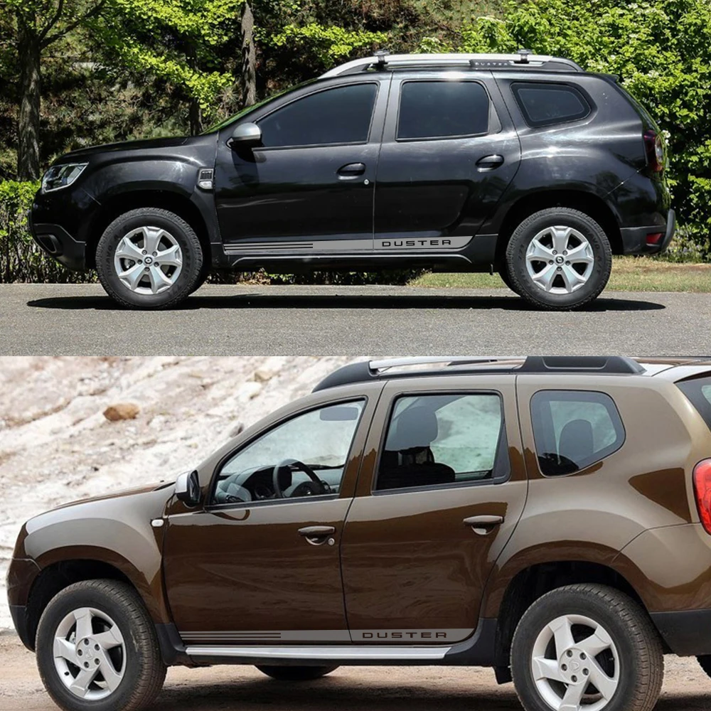 Для Dacia Renault Duster 2 шт. автомобильные дверные боковые наклейки аксессуары