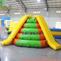 ocean park water game toys inflatable aqua tower inflatable floating water slide tower