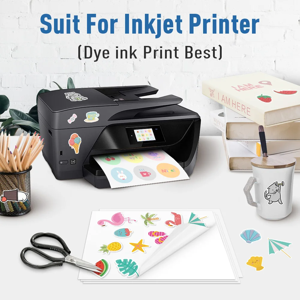 10 листов самоклеящаяся фотобумага глянцевая матовая Водонепроницаемая