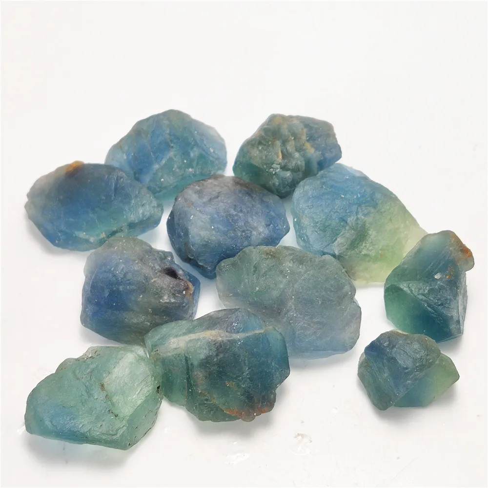 

Красочные из натуральной кожи флюоритовая, Хрустальная полосатый флюоритовый кварц Кристалл Камень Точка Исцеление обработки камня "сдела...