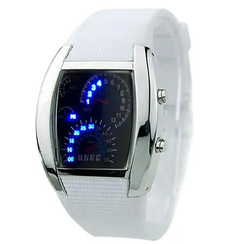 Fashion Men Watch Women's Sport Clock LED Dashboard Pattern Dial Digital Wrist Gift New reloj hombre | Наручные часы