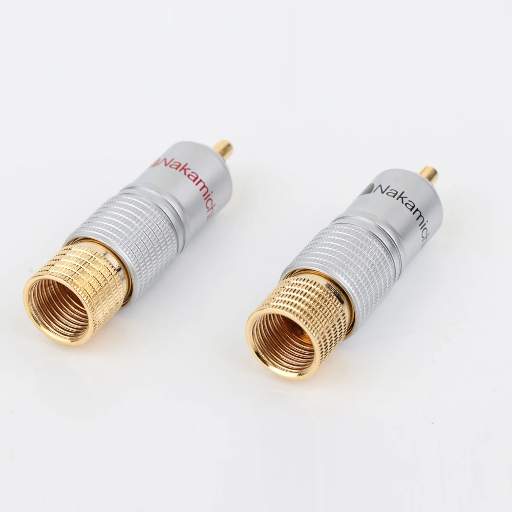 8 шт. штекер RCA Nakamichi с золотистым покрытием 24K | Электроника