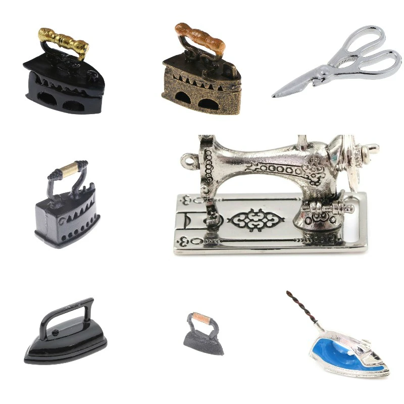 Мини Железный детский Кукольный домик Декор миниатюрная мебель деревянная