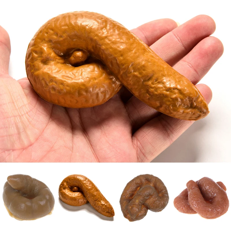

New Prank Fake Poop Crap Poo Gross Joke Dirty Trick Disgusting High Shit Fly Flies April Fool's Day Thriller Toy Halloween Props