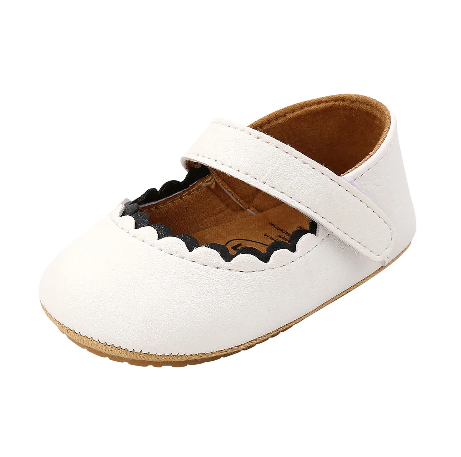 

ISHOWTIENDA Baby Boys Girls Soft Non-slip Prewalker Flat Walking Shoes& Crown Headband Princess Shoes