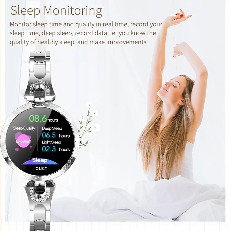 ak15 smart watch women 2019 new blood pressure heart rate monitor bracelet ip67 waterproof watch for android ios phone free global shipping