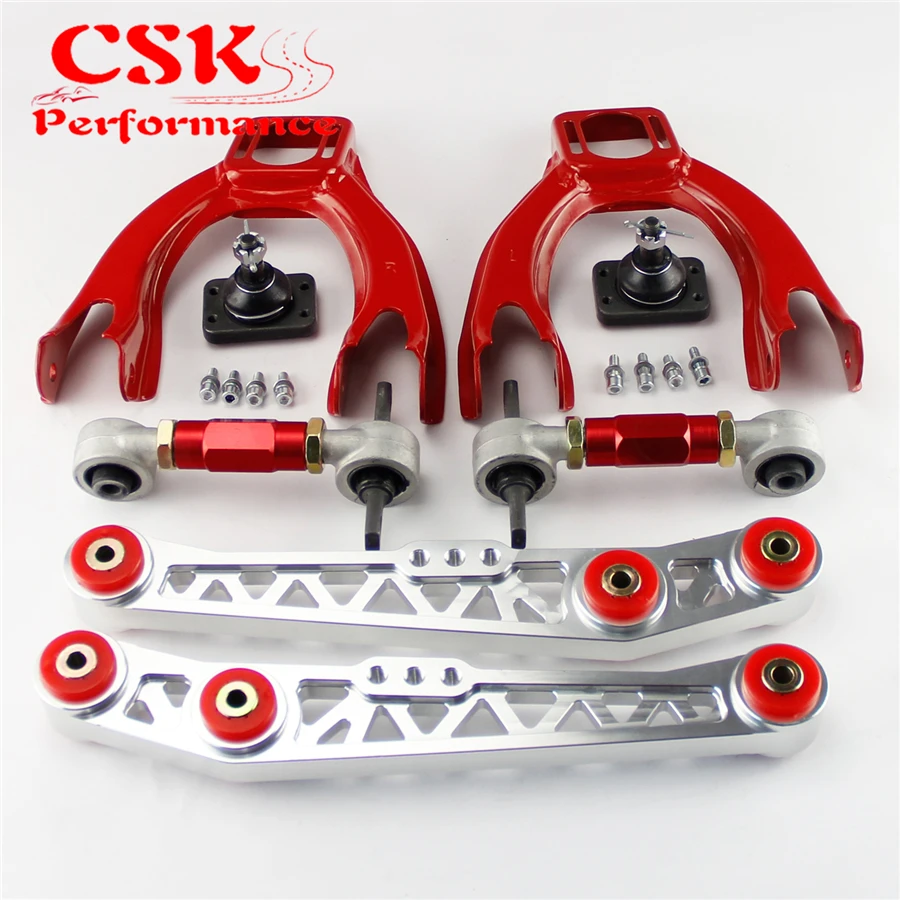 

Lower Control Arm LCA+Front Upper+ Rear Camber Kit Fits For Honda Civic EG EJ EH