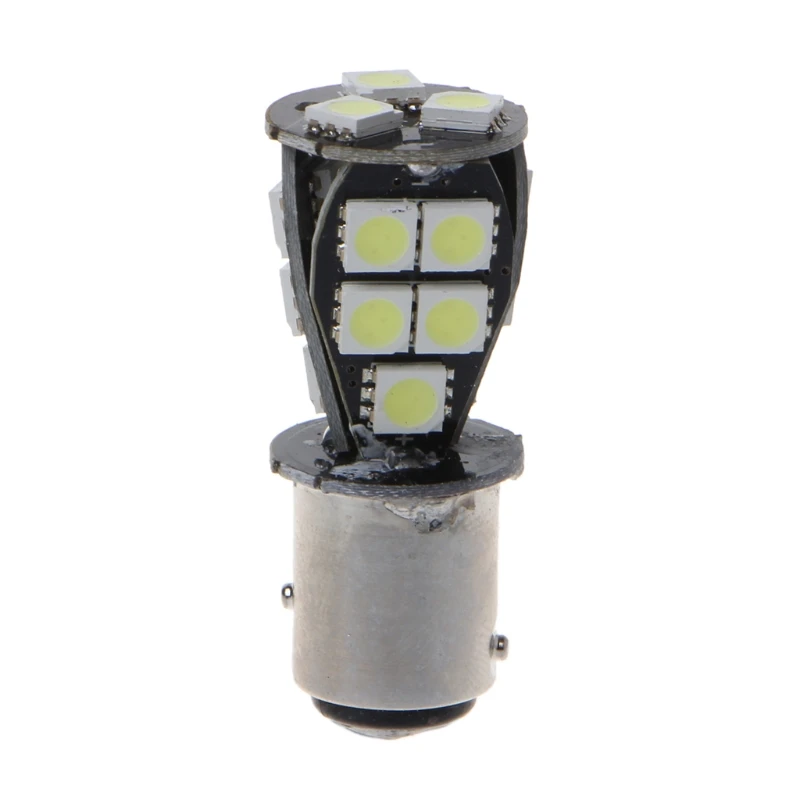 Белый CANBUS 1157 BAY15D 21 светодиодный 5050 SMD P21/5 Вт стоп сигнал задний фонарь лампа