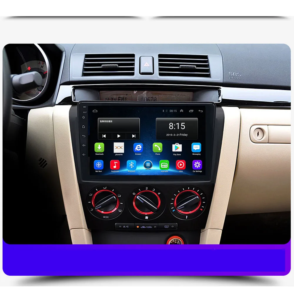 4G LTE Android 10 1 для MAZDA 3 2004-2009 Мультимедиа Стерео DVD плеер навигация GPS радио |
