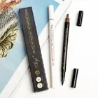 2-в-1 4 вилка наконечник карандаш для бровей быстросохнущая Водонепроницаемый, Длительное Действие, легко носить натуральные макияж бровей усилители TSLM1