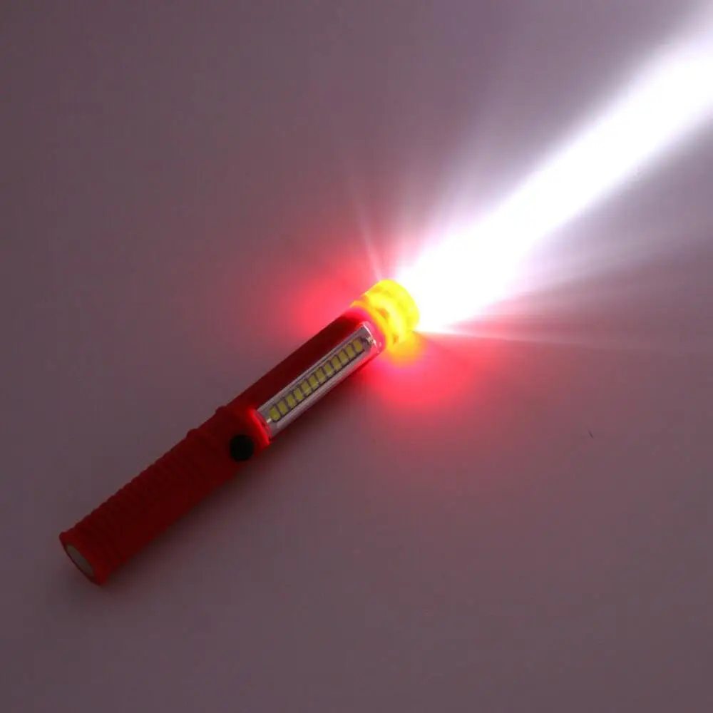 

LED Battery Powered COB Work Light Pocket Flashlight Pen Light Portable Light