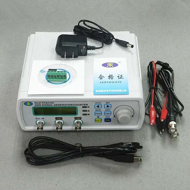 MHS-5200A Высокоточный цифровой DDS двухканальный генератор источника сигналов