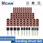 Абразивный диск XCAN 14, 38, 12 дюйма, набор для шлифовального барабана с шлифовальными оправками, шлифовальная лента, подходит для вращающегося инструмента Dremel