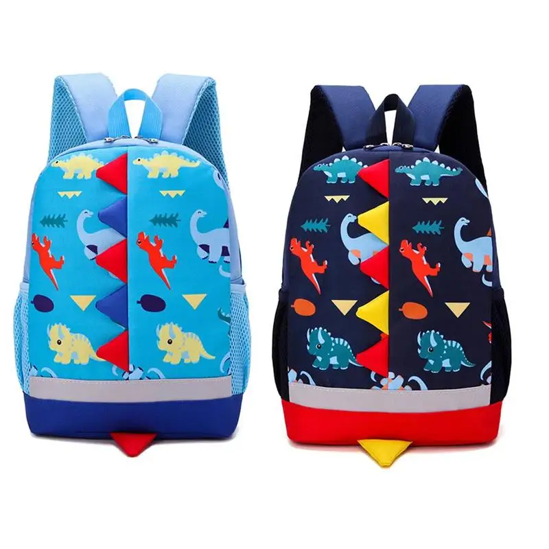 

Outdoor Children Dinosaur Backpack Kindergarten Schoolbag Anti-Lost Cute Cartoon School Bags For Girls Boys Dinosaur Rucksack