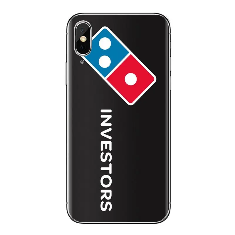 Дизайн домино пиццы логотип узор ТПУ чехлы накладки для huawei G7 G8 P7 P8 P9 P10 P20 P30 Lite Mini