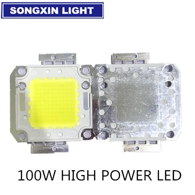 20 шт. 100 Вт светодиодный интегрированный чип высокой мощности лампы белый/теплый