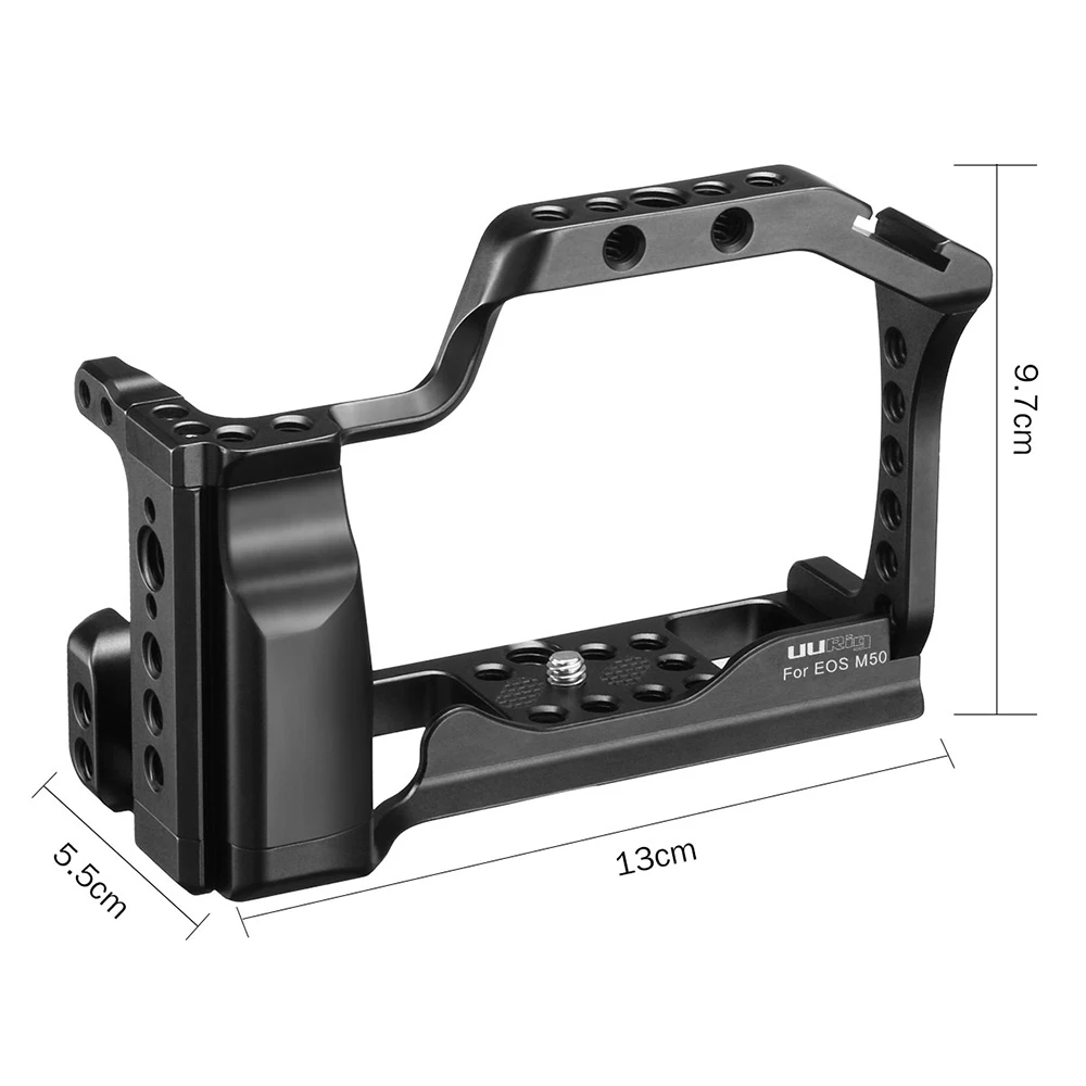 UURig Vlog Camera Cage Protective Case for Canon EOS M50 M5 DSLR Accessories Frame Shell For Quick Release Rig | Электроника
