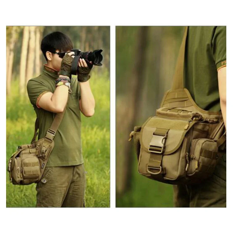 

Мужская сумка-мессенджер 1000 D, нейлоновая седельная сумка для DSLR, тактическая камуфляжная мужская сумка через плечо, тактические военные бо...