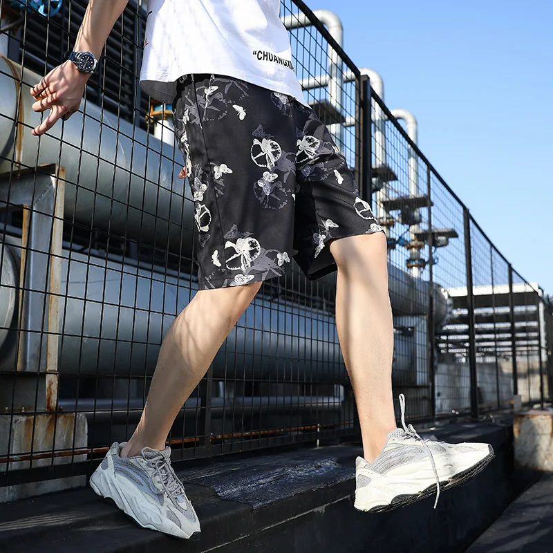 

Summer Men's Beach Shorts Bermuda Casual Shorts 2020 New Fashionable Shorts Male Leisure Printing Mens Short Pants M-3XL