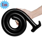 100 см супер длинный огромный силиконовый фаллоимитатор Массаж простаты Анальная пробка расширитель анальный расширитель эротическая секс-игрушка для взрослых