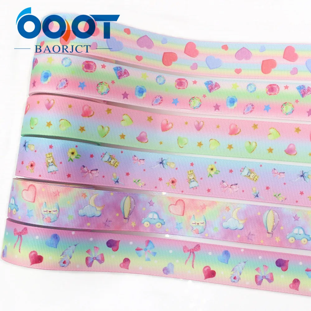 

I-191015-2439,25mm,10yards,Love cartoon Thermal transfer Printed grosgrain Ribbons,Wedding Party Gift decoration,DIY Materials