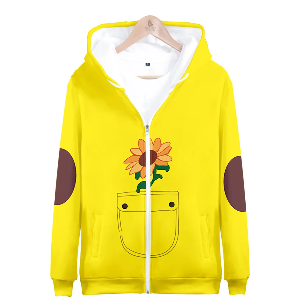 

2021 WONDER EGG PRIORITY 3D Printed Zipper Hoodies Men/Women Fashion Hooded Sweatshirt Hip hop Streetwear