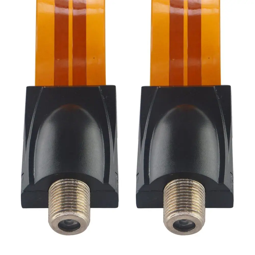 Ультраплоский коаксиальный кабель с разъемом F Высокочастотный плоский для окон