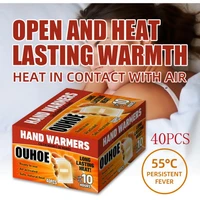 40pcs adhesive warm sticker patch body warmer stick heat winter hand foot pain relief relax pocket keep body skin back warmer