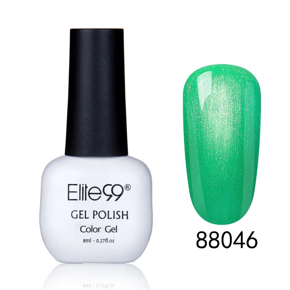 Elite99 8 мл отмачиваемый Цветной Гель лак для ногтей долговечный УФ светодиодный