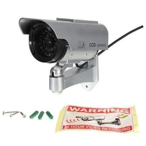 Поддельная камера видеонаблюдения на солнечной батарее с мигающим ИК