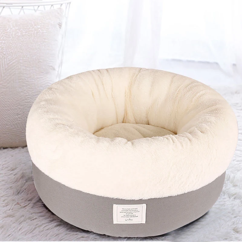 Горячая продажа кровать для собаки мягкая кошка гнездо плюшевая клетка питомца