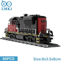 moc high tech city series locomotive train modular building blocks transportation vehicles bricks model diy kids toys xmas gift