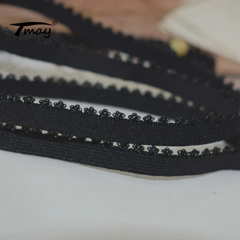 #1720 чистые черные эластичные ленты нижнее белье бюстгальтер штаны эластичная