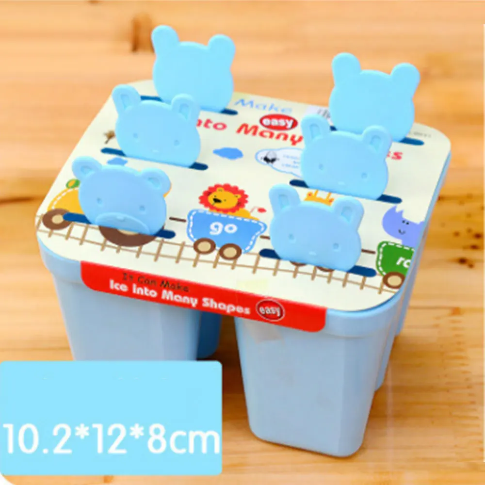 

Ice Cream Popsicle Molds Cooking Tools Rectangle Shaped Reusable DIY Frozen Ice Cream Pop Baking Moulds