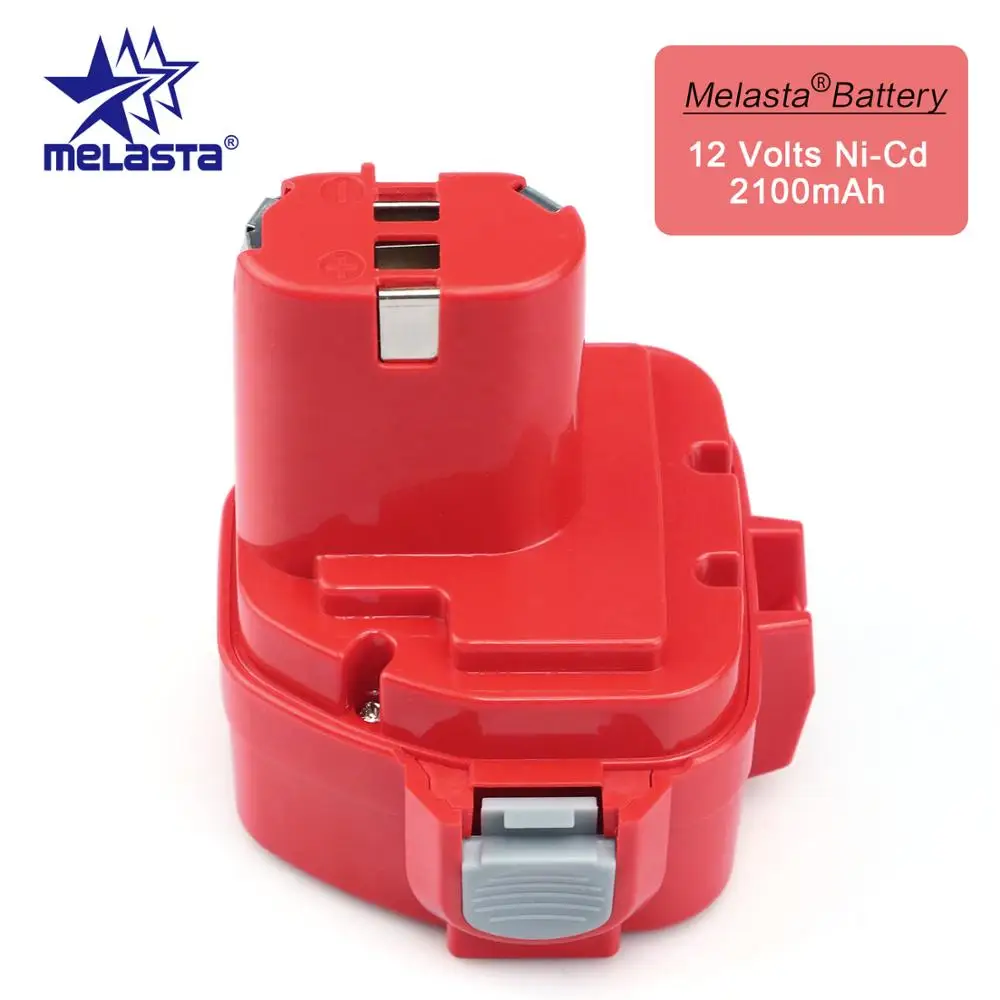 MELASTA 12 v-гидридных и никель-кадмиевых типов аккумуляторов 2100 мА/ч, Батарея Замена Батарея для Makita 1220 PA12 1222 1233S 1233SA 1233SB 1235 1235A 1235B 192598-2