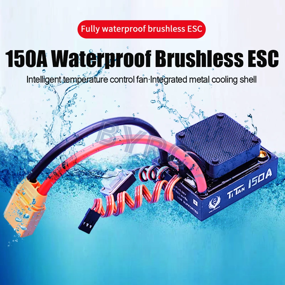 Огненный феникс титан 6 0 a водонепроницаемый сенсорный бесколлекторный ESC RC части