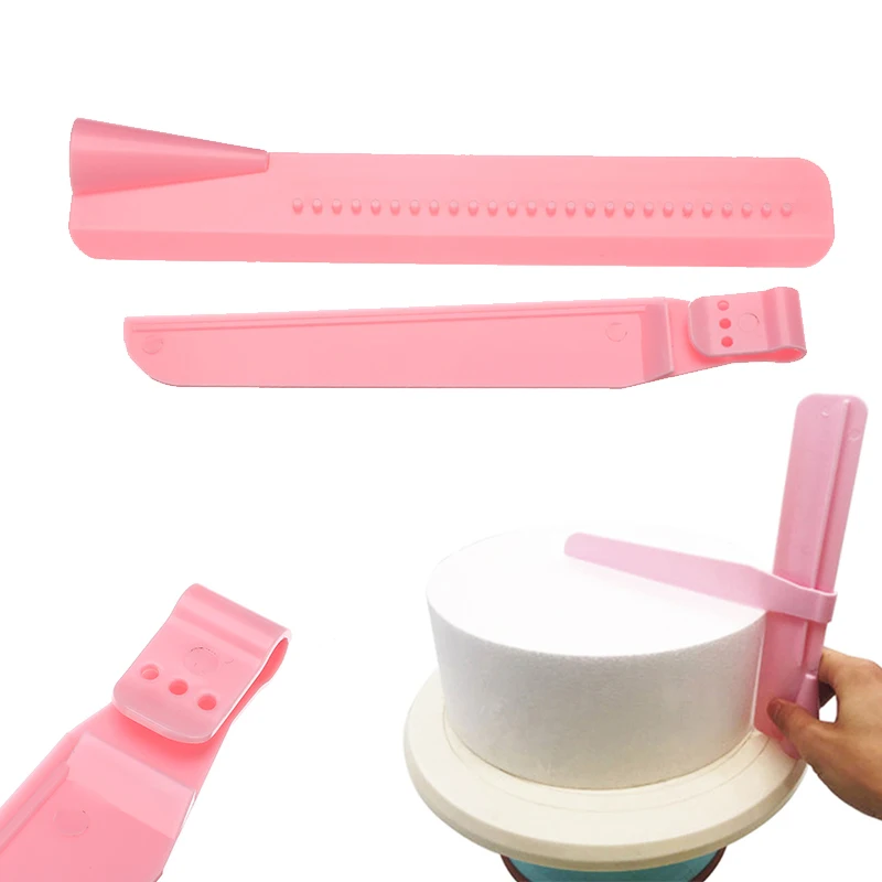 1 шт. практичный Регулируемый скребок для торта кромка боковая гладкая