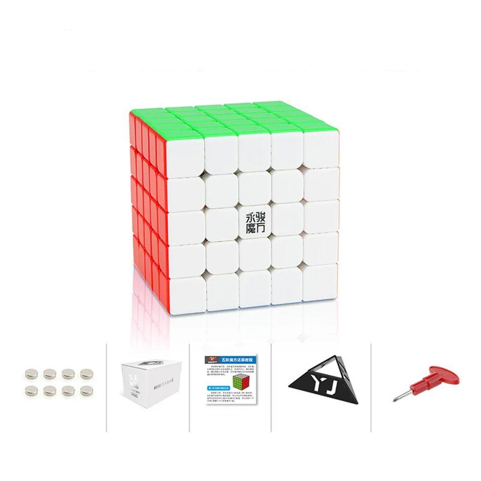 Магнитный кубик YJ Zhilong 3x3 4x4 5x5 Волшебные скоростные кубики волшебный пазл