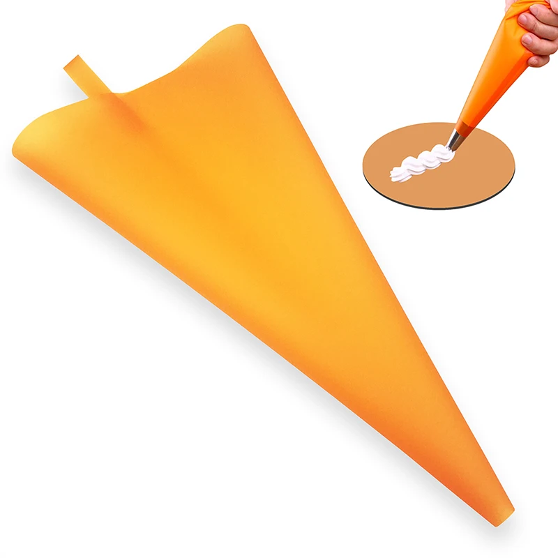 

Cake Pastry Bag Reusable Professional Silicone Pastry Bag Cookie Piping Bag Kitchen Cake Icing Piping Cream Cake Decorating Too