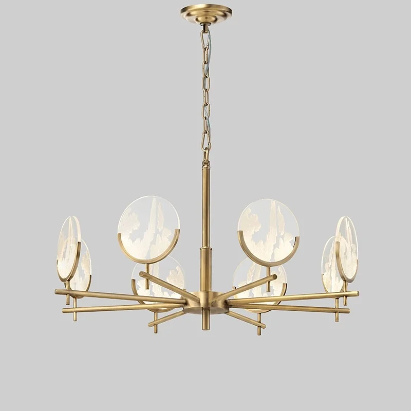 

Скандинавская светодиодная Подвесная лампа с камнем, комнатный Домашний Светильник с подвеской для кухни, столовой, бара, комнатное освеще...