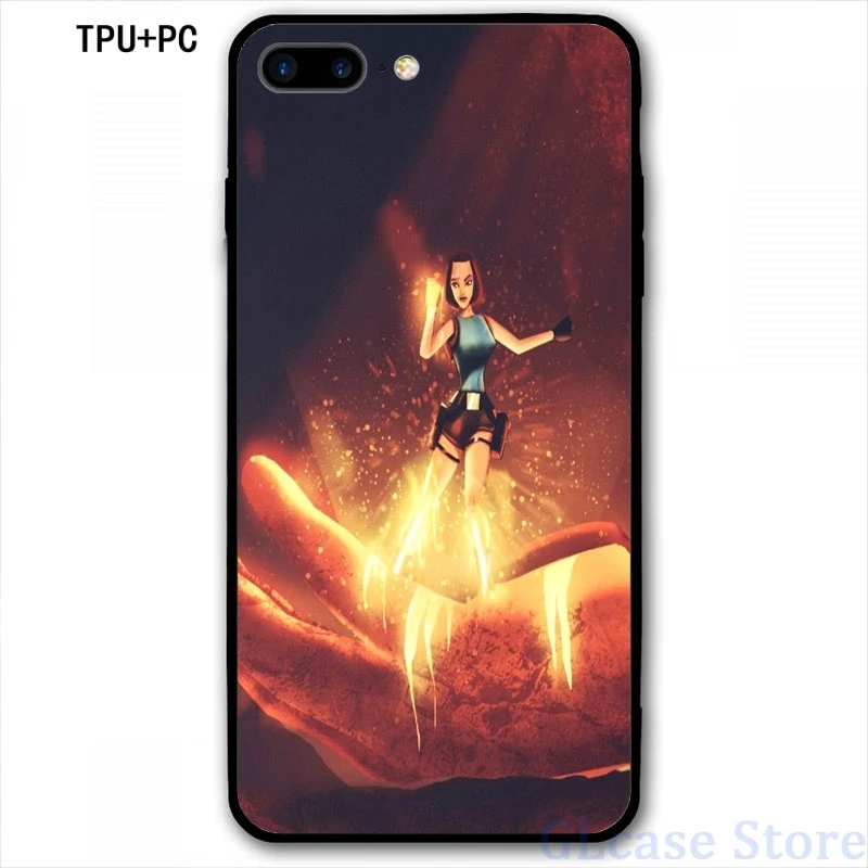 Игра окончена Лара. Чехол для телефона Lara Croft Tomb Raider iPhone 11 Pro X XR XS Max 8 7 6 6s Plus 5s мягкая